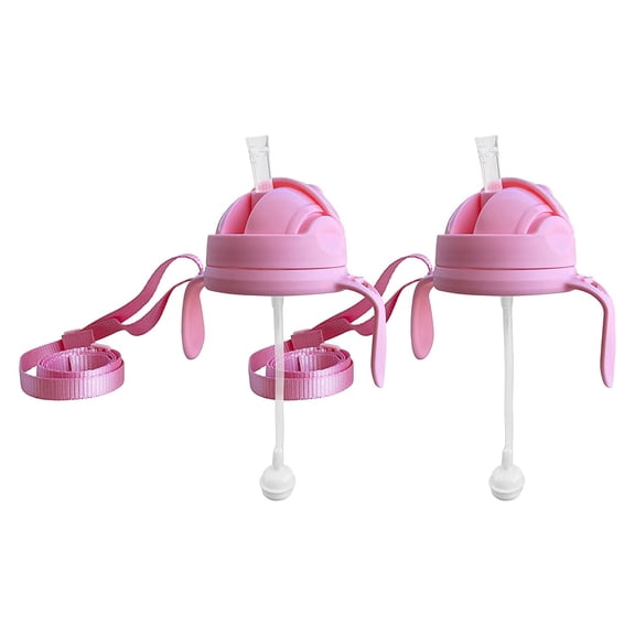 Botabee Soft Spout Baby Training Cup Conversion Kit with Handles, 3-in-1 Sippy Set for Comotomo, Pink