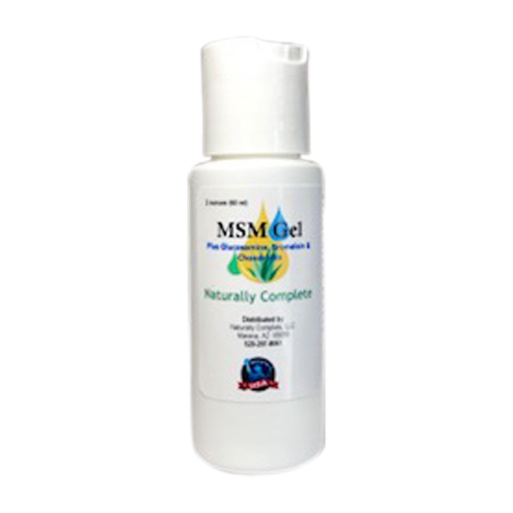 Naturally Complete MSM Gel Plus Glucosamine Bromelain and Chondroitin