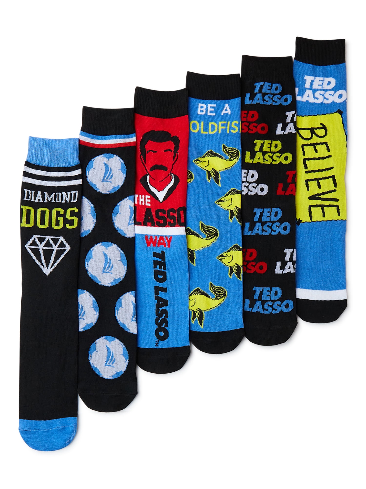 Ted Lasso Men's Socks, 6Pack