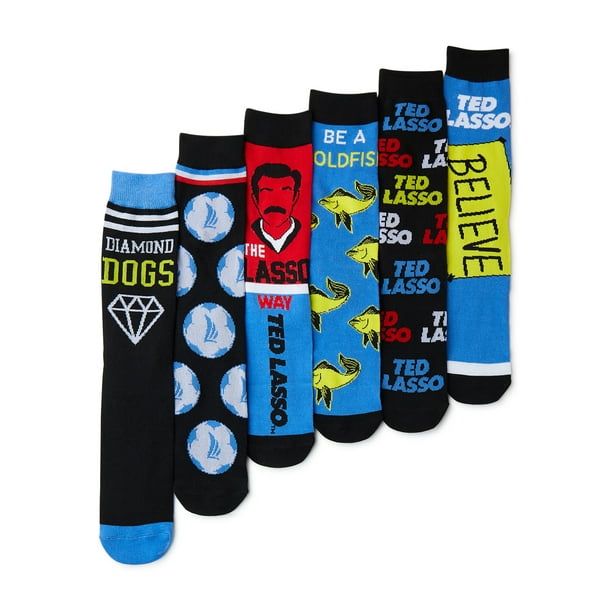 Ted Lasso Men's Socks, 6Pack