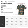 thumbnail image 5 of Honeii Hot Dog 6 Print Men’s Hawaiian Shirt,Classic Button-Down Short Sleeve Shirt, for Beach, Vacation, and Outdoor Activities,Small, 5 of 7