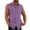 Purple, variant on Summer Savings Clearance! Titcea Mens Shirts Solid Color Lapel Cotton Linen Buttons Short Sleeve Double Pockets Shirt Hawaii Beach Vacation Summer Party Casual T Shirts