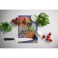 thumbnail image 2 of Carolines Treasures PPP3082LCB Dachshund Halloween Haunted House Glass Cutting Board Large, 12H x 16W, multicolor, 2 of 2