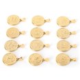 thumbnail image 3 of Jewelry Making Charm, Stainless Steel 12PCS Zodiac Zodiac Sign Pendant Golden Plating For Necklaces Bracelets For Women Men ANGGREK Otros, 3 of 8