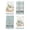 White, variant on Sm:)e Blue Pumpkin Autumn Fall Thanksgiving Kitchen Dish Towels Set of 4, 18 x 26 Inch