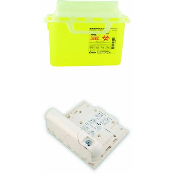 BD Nested Sharps Collector Container 5.1L With Bracket Walmart.ca