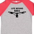 thumbnail image 4 of Inktastic Life Behind Bars Mountain Bike Boys or Girls Toddler T-Shirt, 4 of 5