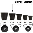 thumbnail image 6 of Mintra Home Garden Pots 4pk (17cm Round, Fuschia), 6 of 6