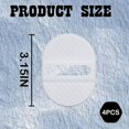 thumbnail image 2 of Car Door Lock Covers 4-Pack - White Carbon Fiber Latches Protector, Universal Silent Shock Absorbers for Most Vehicles, 2 of 6