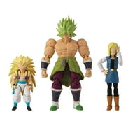 Dragon Ball Dragon Stars Series 12 Super Saiyan 3 Gotenks, Super Saiyan Broly & Android 18 Set of 3 Action Figures