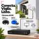 thumbnail image 4 of Kit CCTV 8 Cámaras Secucore Exterior Ángulo Amplio Video HD 1080p, 4 of 7