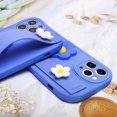 thumbnail image 3 of Compatible with iPhone 13 Pro Max Flower Wrist Strap Case Cute 3D Floral Wristband Kickstand Cover Fashion Luxury Design Camera Lens Protection Shockproof Protective for Women Girls Girly, 3 of 13