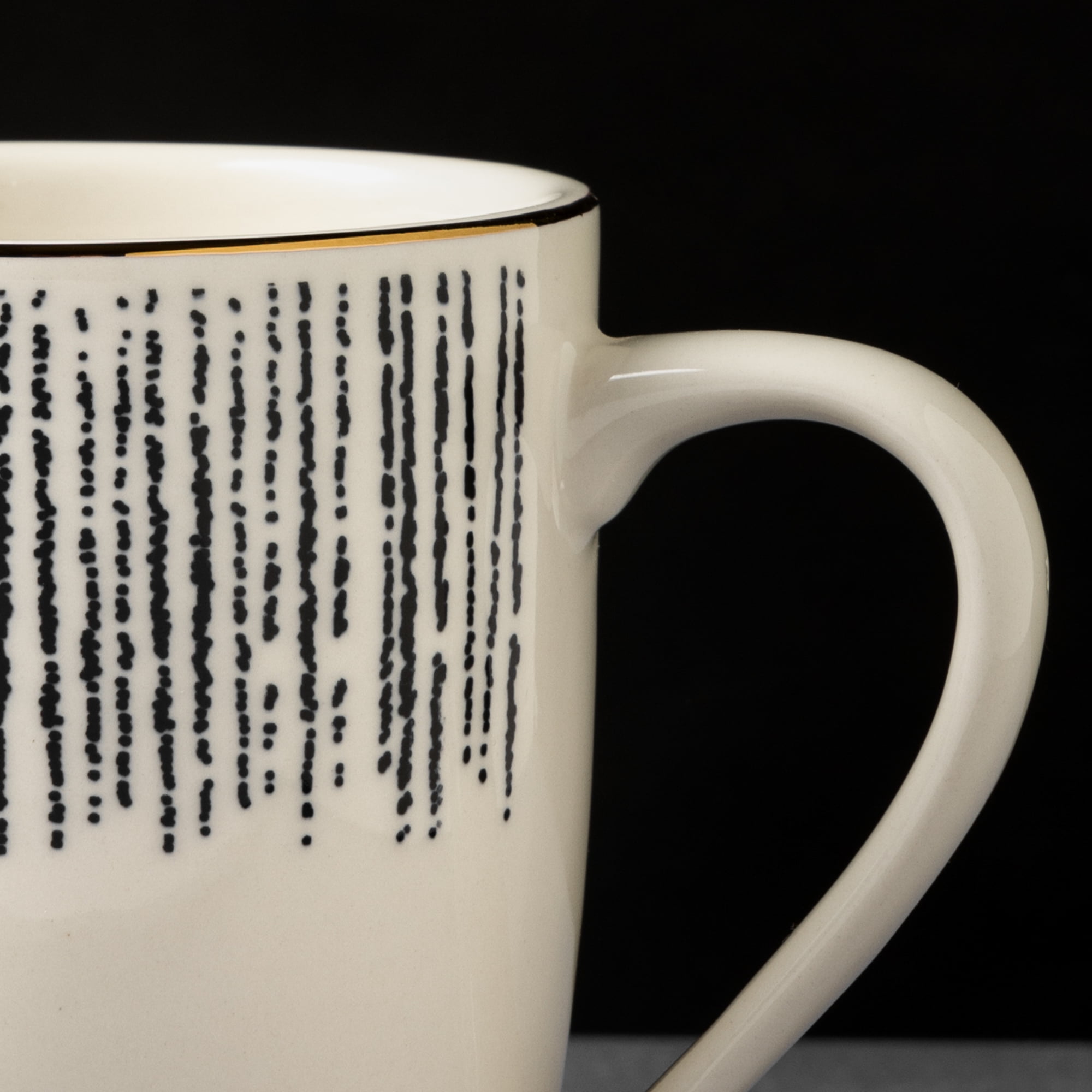 (2 pack) Thyme & Table 15 fl oz Riley Stoneware Mug