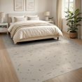 thumbnail image 3 of ODIKA 8'x10' Taupe Micro- Pattern Washable Area Rug Contemporary Minimalist Design with Touch Durable, Non-Slip for Living Room, Under Sectional, Family, 3 of 7