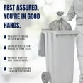 thumbnail image 3 of Plasticplace 65 Gallon Trash Bags, 1.5 Mil, 50 x 48, Black Heavy Duty Garbage Can Liners, 50 Count, 3 of 9