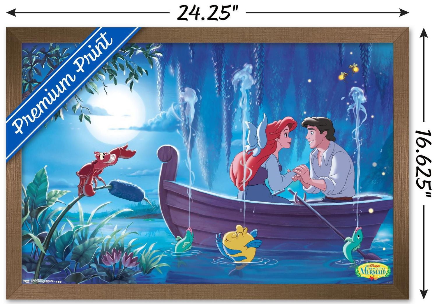 Disney The Little Mermaid - Ariel - Kiss The Girl Wall Poster, 22.375" x 34"