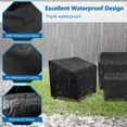 thumbnail image 6 of Outdoor Furniture Covers 4-Piece Set - Heavy Duty Waterproof Patio Sofa Covers for Sectional Sets, All-Weather Protected Table Cover, Black, 6 of 7