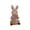 F, variant on NSESSHome Easter Bunny Decor, Moss Bunny Figurine Flocked Rabbit Decor for Garden Home Office Party Desk Table Top
