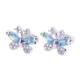 thumbnail image 1 of Aretes para Mujer LuckyLy de Mariposa con Cristal y Zirconias, Modelo Gina plateado UNITALLA, 1 of 7