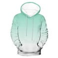 thumbnail image 5 of Enjoytime Sweatshirts for Men Basic Baggy Gradient Long Sleeve Pullover Tops Fall Winter Warm Casual Loose Oversized Hoodie Mint Green XXL, 5 of 6