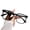 Black, variant on Eoperou Unisex Summer Sunglasses Retro Color-changing PC Lens Anti-UV Block Sunlight Vacation Beach Spectacles Outdoor Eyewear