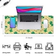 thumbnail image 5 of Long Mouse Pads for Desk,Yellow Cartoon Dinosaurs Bones Pattern Desk Mats on Top Of Desks, Desk Mouse Pad Extra Large with 3mm Non-Slip Base and Stitched Edge for Gaming,Office,Work,Home 31.5"x11.8", 5 of 6