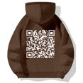 thumbnail image 3 of MHFRRA Sudadera con Capucha de Manga Larga Holgada de Tendencia Informal de Otoño E Invierno para Hombre Marrón, 3 of 6