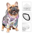 thumbnail image 3 of Balery Summer with Flamingo Sudadera con Capucha para Perros Pequeños – Ropa para Mascotas, Disfraz para Perros y Gatos, Ideal para Fiestas y Cosplay-X-Large, 3 of 7