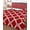 Red, variant on Twin Quilt Bedding Set, Sage Green Morocco Reversible Summer Quilt 3 Pieces, Geometric Moroccan Abstract Art Lightweight Bedspreads Coverlets with 2 Pillow Shams for All Seasons