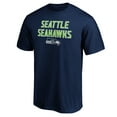 thumbnail image 2 of Men's College Navy Seattle Seahawks Game Day Stack T-Shirt, 2 of 3