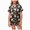 Y394-Black, variant on CAUYDY Girls Halloween Satin Pajamas Set Short Sleeve Sleepwear Button Down Loungewear 2 Piece Pjs Shorts Set,8-9 Y