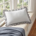 thumbnail image 5 of REGALWOVEN 2 Pcs Cotton Pillowcase,   Pillow Cases Envelope Closure, Pillow Covers for Women Men, Wrinkle Resistant Durable Gray B Queen, 5 of 5