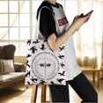 thumbnail image 5 of ENSIANTH Dark Romance Reader Gift Dragon Lover Tote Bag Violet Sorrengail Fantasy Reader Gift Dragon Rider Shopping Bag, 5 of 5