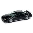 thumbnail image 3 of 2001 Chevrolet Monte Carlo SS Black with Silver Graphics "Classic Gold Collection" 1/64 Diecast Model Cars by Johnny Lightning, 3 of 4