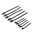thumbnail image 4 of 460Pcs Fasteners Kits & Trim Removal Tool Retainer Clips Rivet Nut Car Push Pin Rivet Fasteners Trim Panel Body Moulding Clips Fit for GM Chrysler, 4 of 7