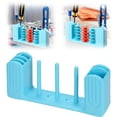 thumbnail image 2 of Shiogb Bobbin Thread Stand Spool Holder, Multi Storage Multipurpose Bobbin Organizer, Embroidery Serger Double Head, Thread Rack, 2 of 5