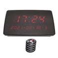 thumbnail image 1 of Restaurant Wireless Paging System, Wireless Coaster Pager System Stylish Volume Adjustable Easy To Move  For Restaurants US Plug, 1 of 8