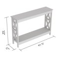 thumbnail image 2 of Safdie & Co. Table Console 47.25L Gris Foncé 1 Étagère, 2 of 4