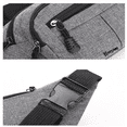 thumbnail image 3 of Mochila Cangurera Bloosom  Fitness Riñonera Deportiva Runner Gimnasio Gris, 3 of 4