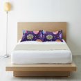 thumbnail image 6 of Yayeee Pillowcase Queen Size Set of 2 Satin Wrinkle Resistant Pillow Case, Candy Cosmic Swirls, 6 of 8