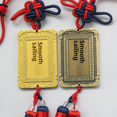 thumbnail image 2 of Adorno colgante de bronce amarillo para coche Senshu, estilo campana de viento de una vela, decoración para interiores de automóviles, etiqueta colgante, decoraciones de alta calidad, 2 of 5