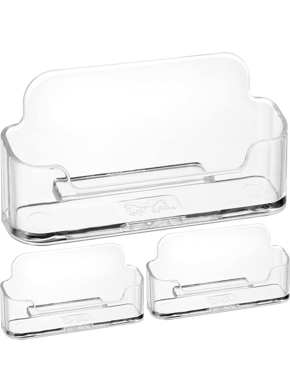 Pcs Business Card Holder Plastic Name Card Case Business Card Rack For