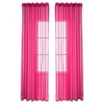 thumbnail image 1 of LCXmlly Blackout Curtain 2Pcs Fine Workmanship Window Gauze Easy to Install Wide Application Polyester Thin Window Decor1658, 1 of 6