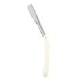 thumbnail image 3 of Maquinilla de afeitar de peluquero Sailing plegable blanca con cortapelos de borde recto, 3 of 9