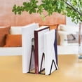 thumbnail image 2 of Bamboohart Paper Organizer for Desk Office Organization Vertical File Folder Organizer for Desk Top File Holder for Desk Desktop File Sorter, 2 of 6