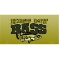 thumbnail image 1 of Kiss My Bass Plaques d'Immatriculation de Pêche, 1 of 1