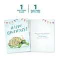 thumbnail image 5 of Tree-Free Greetings Birthday Greeting Card, 5 x 7, Flower Turtle (GO69844), 5 of 5