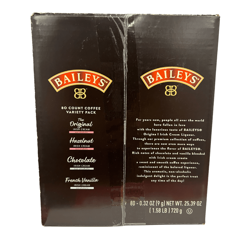 Baileys Irish Cream, Flavored Coffee, 80 Count, K-Cup - Walmart.com