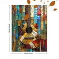 thumbnail image 3 of Abstract Mosaic Guitar Wall Art Canvas Painting，Suitable for Living Room， Bedroom， Office， Study， and Hotel Decoration., 3 of 8