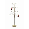 thumbnail image 2 of 36 Inch Tall Ornament Display Tree, Bright Brass Plated, Holds 24 Ornaments, 2 of 2